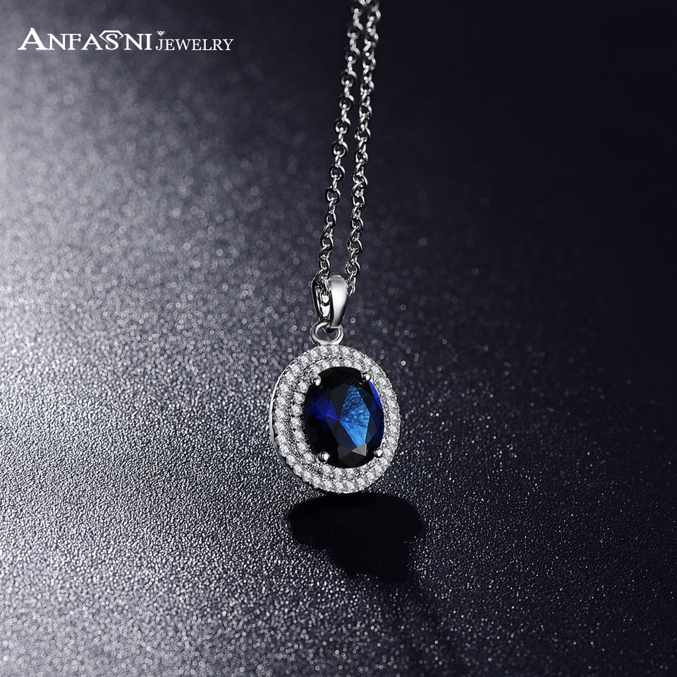 ANFASNI Pendant & Necklace Round