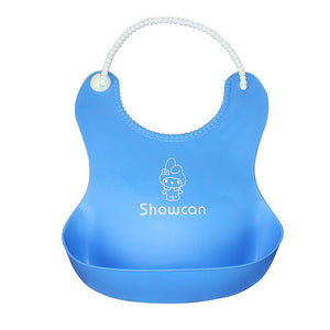 CHAMSGEND colorful Baby  Silicone Bibs